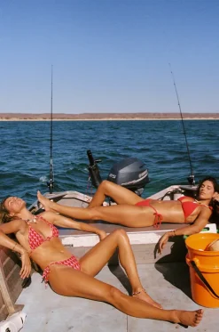 Bottoms^Seafolly Sorrento Tie Side Rio Pant Flame