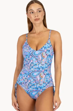 One Pieces^Baku Ruched Side Tie One Piece South beach
