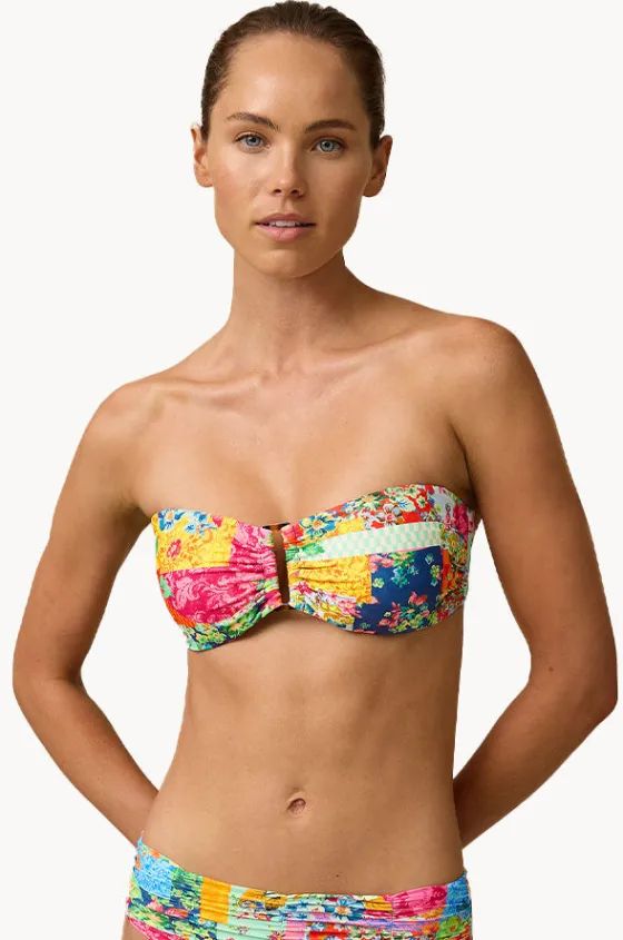 Bikini Tops^Monte u0026 Lou Stevie Bilgola Bandeau Multi