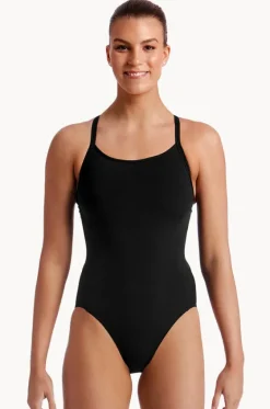 One Pieces^Funkita Still Diamond Secure One Piece Black