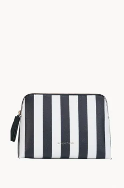 Travel|Bags^Annabel Trends Stripe Large Vanity Bag Black/white