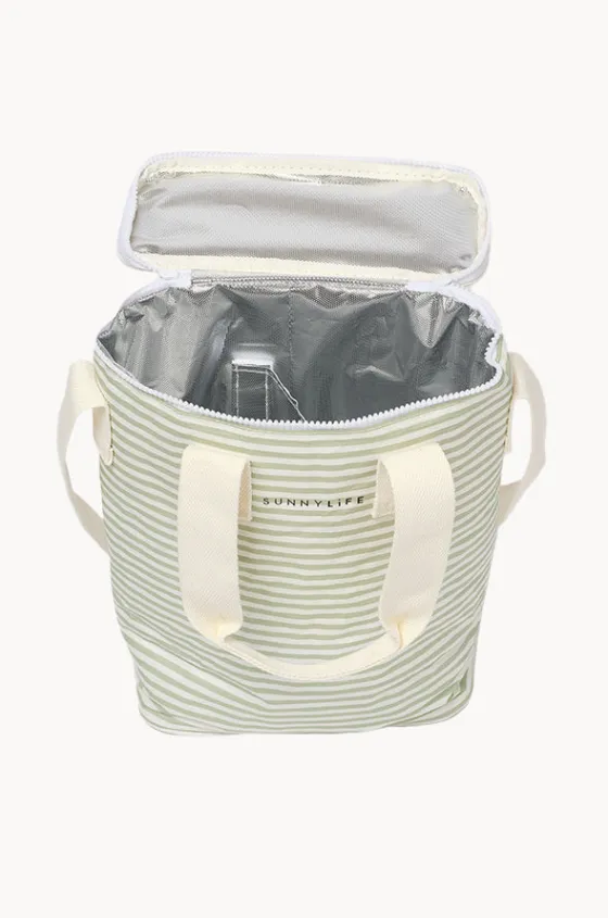 Cooler Bags|Picnic Vibes^Sunny Life Stripe Light Cooler Drinks Bag Sage