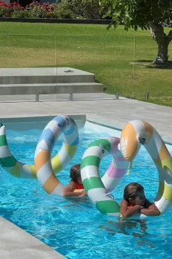 Pool Inflatables^Sunny Life Stripe Poolside Giant Inflatable Noodle Sorbet