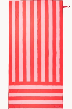 Towels|Towels^Annabel Trends Stripe Sand Free Towel Red