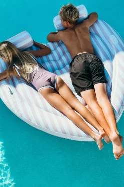 Pool Inflatables^Sunny Life Stripe Stole My Heart Twin Heart Lie On Pink