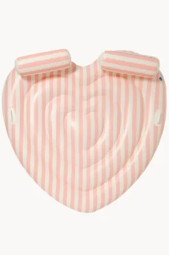 Pool Inflatables^Sunny Life Stripe Stole My Heart Twin Heart Lie On Pink