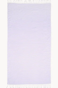 Travel|Towels^Havlu Stripey Turkish Towel Pastel purple