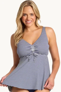 Tankini Tops^Sunseeker Summer Surf F/G Cup Tie Tankini Separate Ink