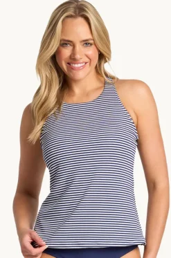 Tankini Tops^Sunseeker Summer Surf High Neck Tankini Separate Ink