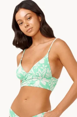 Bikini Tops^Rip Curl Sun To Sea Longline Crop Aqua