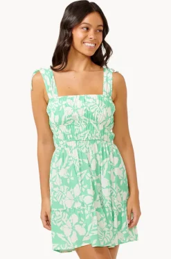 Dresses^Rip Curl Sun To Sea Mini Dress Green