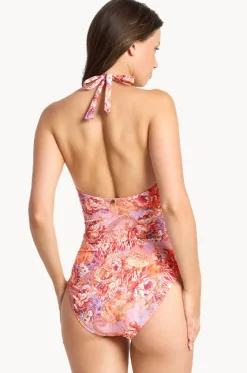 One Pieces^Sunseeker Sundance Bar Halter One Piece Peach