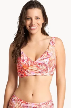 Bikini Tops^Sunseeker Sundance DD/E Cup Twist Bra Peach