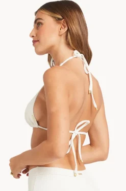 Bikini Tops^Billabong Sunrays Sumi Halter Tri Salt Crystal