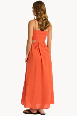 Dresses^Sea Level Sunset Bandeau Dress Flame