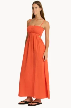 Dresses^Sea Level Sunset Bandeau Dress Flame