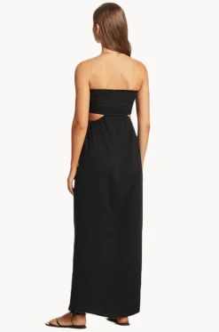 Dresses^Sea Level Sunset Bandeau Dress Black
