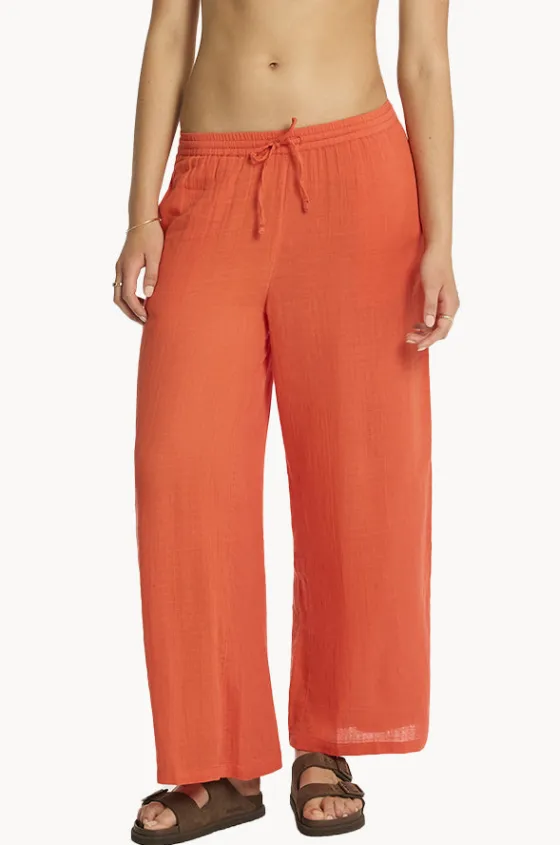 Pants^Sea Level Sunset Beach Pant Flame