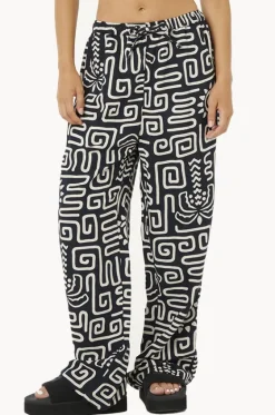 Pants^Rip Curl Sunset Luau Wide Leg Pant Black/White