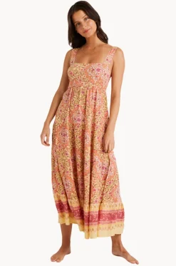 Dresses^Billabong Sweet Mystic Shine Midi Dress Pale Yellow