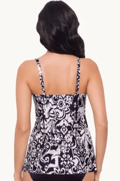 Tankini Tops^Miraclesuit Talavera Marina Tankini Separate Navy/White