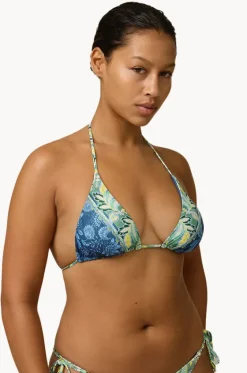 Bikini Tops^Monte u0026 Lou Taylor Avoca Slide Tri Indigo/olive
