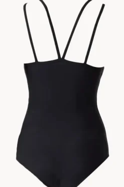 Period Swimwear|One Pieces^Love Luna Teen Bind Double Strap One Piece Black