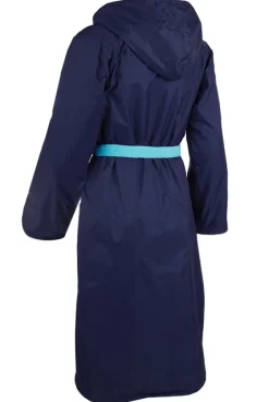 Towel Robes & Ponchos|Towel Robes & Ponchos^Rappco Teen Waterproof Hooded Towelling Robe 10Y+ Navy/aqua