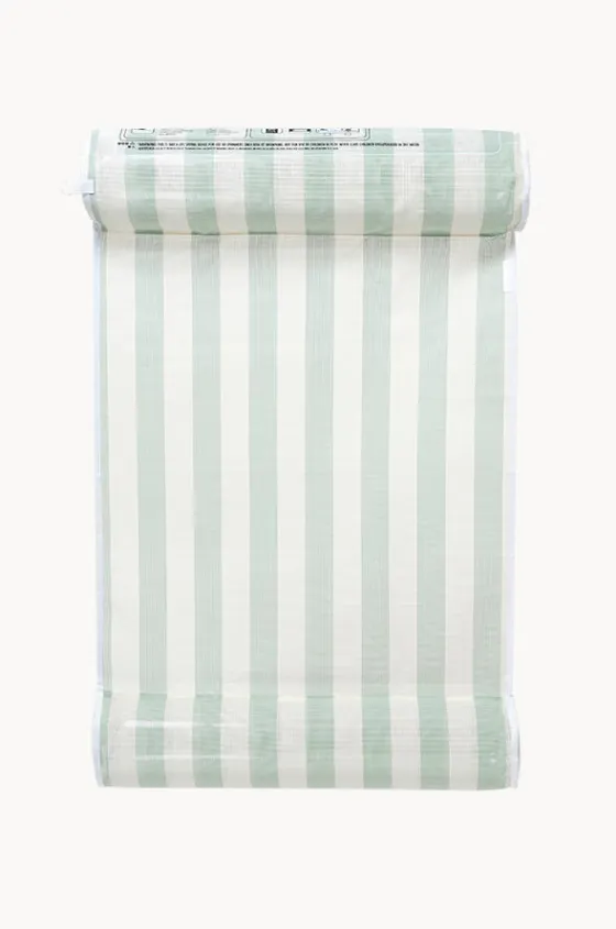 Water Hammocks|Pool Inflatables^Sunny Life The Vacay Stripe Mesh Hammock Float Sage