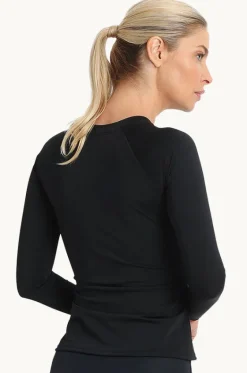 Rashies & Sunsuits^Poolproof Tide Long Sleeve Zip Suntop Emerald