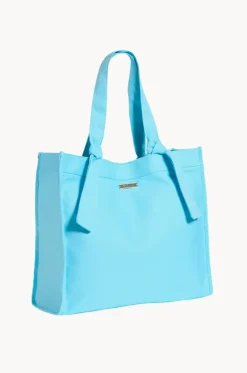 Beach Bags|Bags^Seafolly Tie Strap Tote Bag Atoll Blue