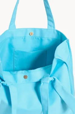 Beach Bags|Bags^Seafolly Tie Strap Tote Bag Atoll Blue