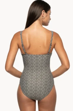 One Pieces^Nip Tuck Tintilating Tile Joanne One Piece Black