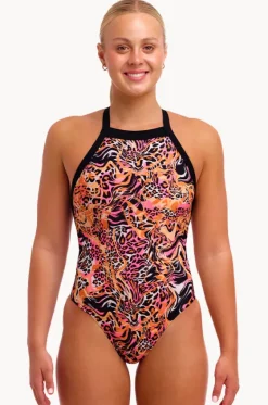 One Pieces^Funkita Tipsy Tiger Sky Hi One Piece Animal