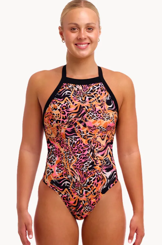 One Pieces^Funkita Tipsy Tiger Sky Hi One Piece Animal