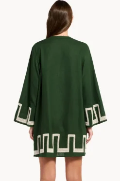 Overswim^Jets Tirari Nights Embroidered Mini Kaftan Palm