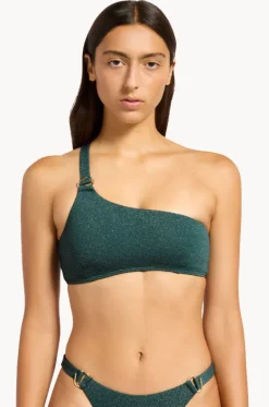 Bikini Tops^Jets Tirari Nights One Shoulder Top Palm