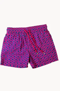 Boardshorts^Pier St. Barth Toddler Boys Hexa Swim Short Navy/pink