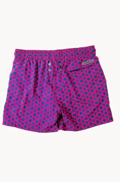 Boardshorts^Pier St. Barth Toddler Boys Hexa Swim Short Navy/pink