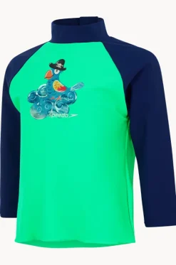Rashies & Sunsuits^Speedo Toddler Boys Pigeon Suntop Navy/green