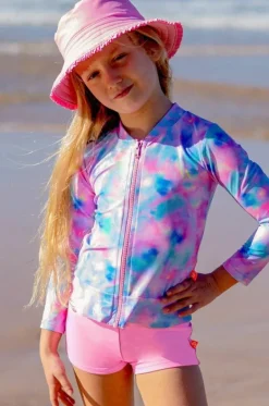 Bottoms^Salty Ink Toddler Girls Miss Salty Boyleg Pant Blossom