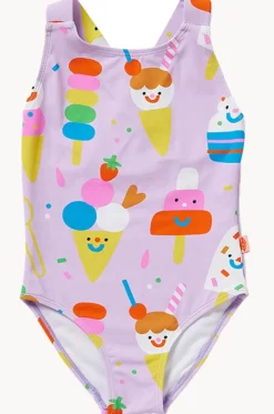 One Pieces^Halcyon Nights Toddler Girls Sundae Fun Day One Piece Lilac