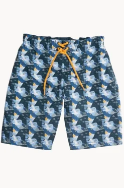 Boardshorts^Babes In The Shade Toddler Summer Fun Boardshort Blue/yellow