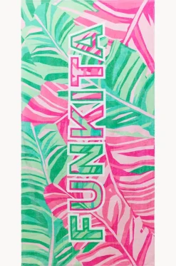 Towels|Towels^Funkita Tropic Palm Towel Pink/green