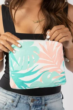Travel|Bags^Aloha Tropics Small Pouch Pink/green