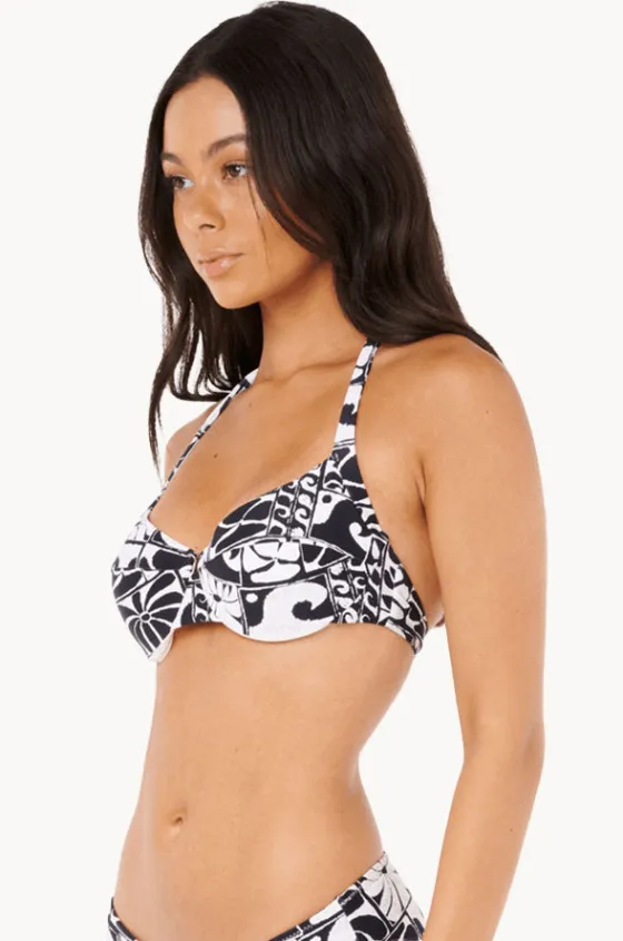 Bikini Tops^Rip Curl TY Williams DD/E Cup Halter Washed Black