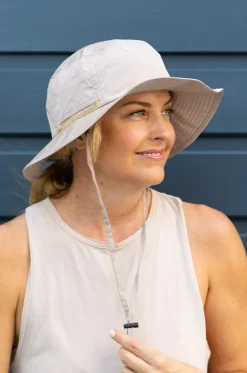 Headwear|Headwear^Sundaise Unisex Eco Wet Toggle Hat Beige