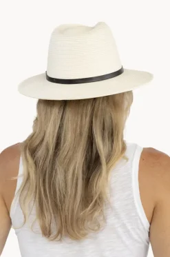 Headwear|Headwear^Sundaise Unisex Short Brim Panama Hat Ivory