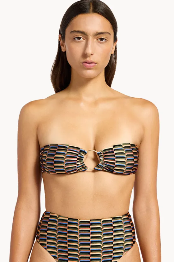 Bikini Tops^Jets Urban Geo Bandeau