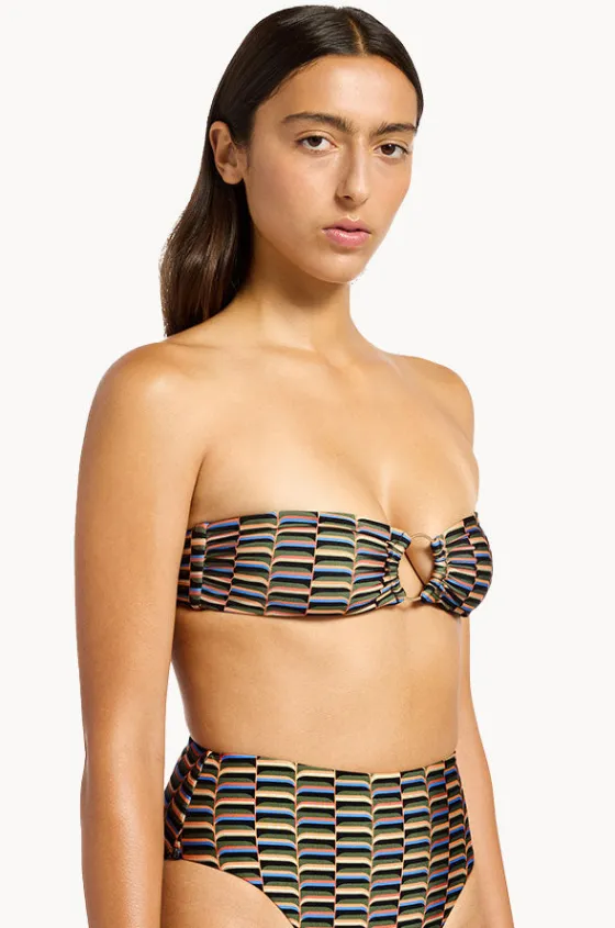 Bikini Tops^Jets Urban Geo Bandeau